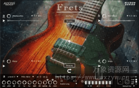 [影视电吉他音源]Audiofier Micron Frets [KONTAKT]（5.15GB）