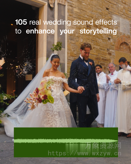 [婚礼综合音效FX采样]Plus Two Store Wedding SFX [WAV]（464MB）