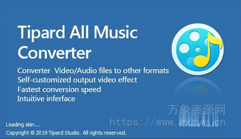 [最好的音频转换应用程序]Tipard All Music Converter 9.2.18/9.1.16 [WiN, MacOSX] （36.2MB+54MB）