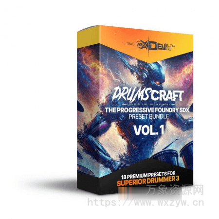 [Superior Drummer 3预置摇滚金属]Develop Device Spiritbox Superior Drummer 3 Preset（7Kb）