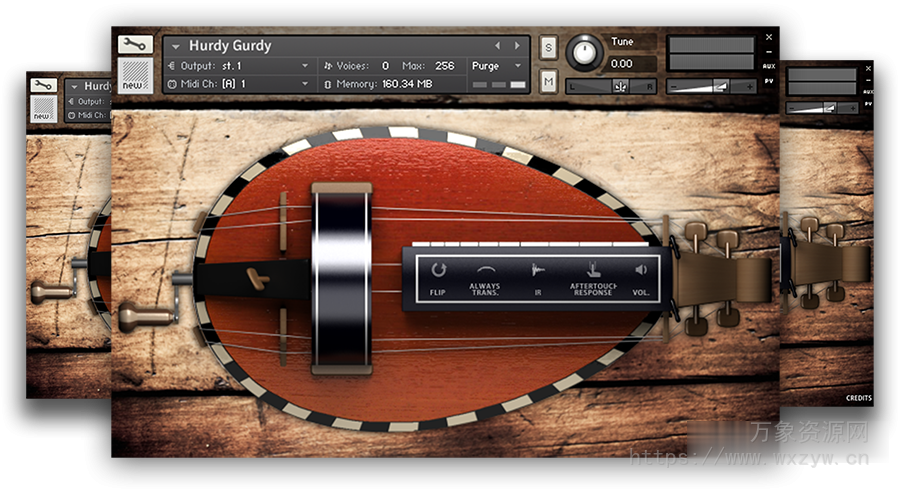 [中世纪手摇风琴]Sonokinetic Hurdy Gurdy [KONTAKT]（712MB）