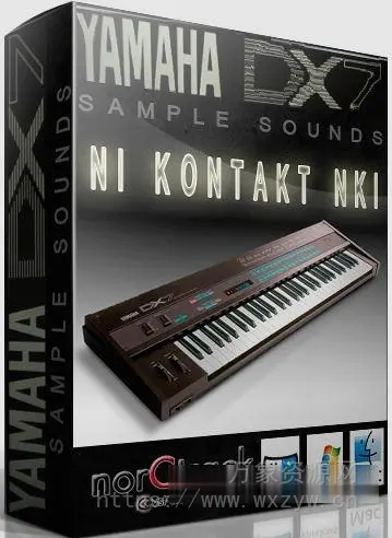 [经典雅马哈合成器] norCTrack Yamaha DX7 [KONTAKT]（4.3GB）