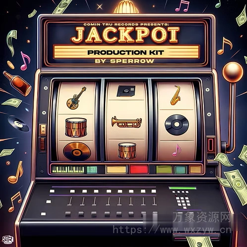 [500+Boombap劲爆音乐顶级音效] Sperrow Jackpot Production Kit [WAV]（147MB）