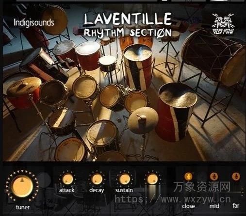 [特立尼达民族节奏鼓组音源] Indigisounds Laventille Rhythm Section [KONTAKT]（629MB）