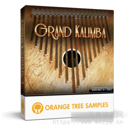 [卡林巴琴音源]Orange Tree Samples Grand Kalimba [KONTAKT]（228MB）