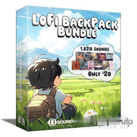 [低保真梦幻氛围嘻哈素材] Soundtrack Loops Lofi Backpack Bundle [MULTiFORMAT]（6.86GB）