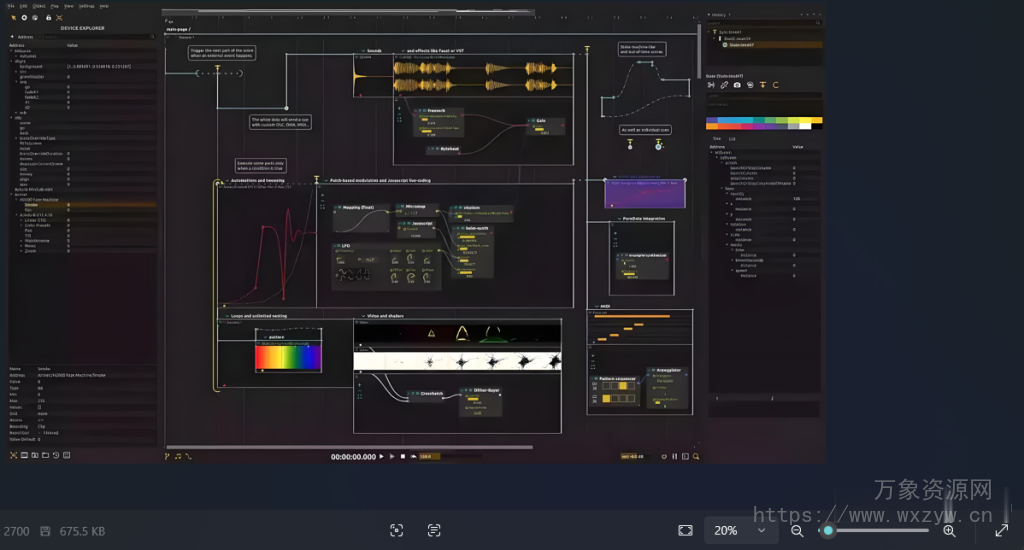 [交互式音序器] Ossia Score (Interactive Sequencer) v3.6.1 [WiN, MacOSX, LiNUX]（315MB）