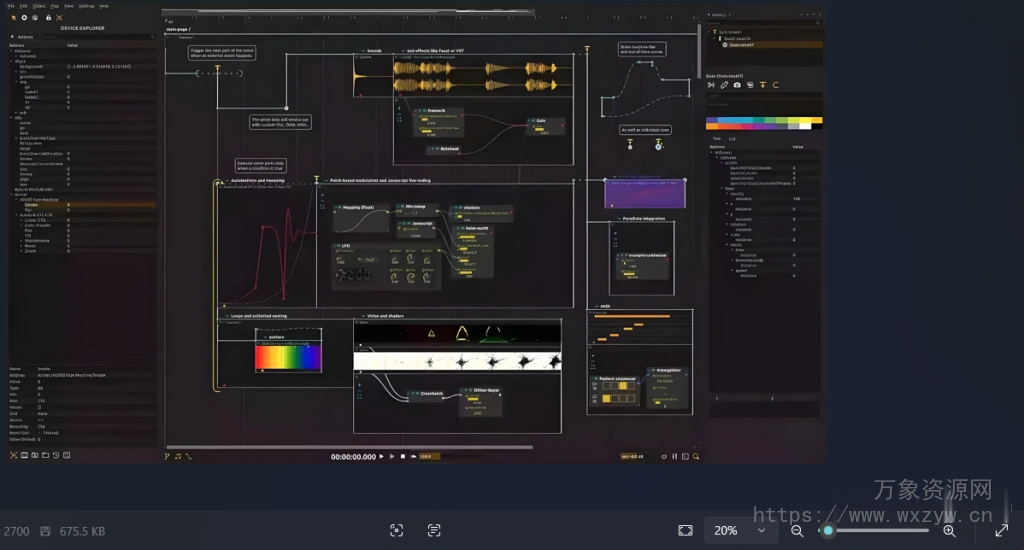 [交互式音序器] Ossia Score (Interactive Sequencer) v3.6.1 [WiN, MacOSX, LiNUX]（315MB）