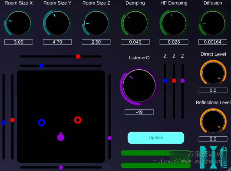 [房间模拟器]Olivier Doaré Binaural Room Reverb (BiRR) 2D And 3D v0.0.5 [WiN, LiNUX]（17MB）