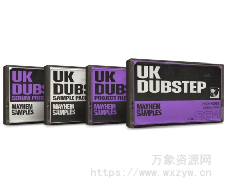 [回响重拍采样Serum预置Ableton模板FL模板]Mayhem Samples UK Dubstep The Complete Bundle（4.06GB）