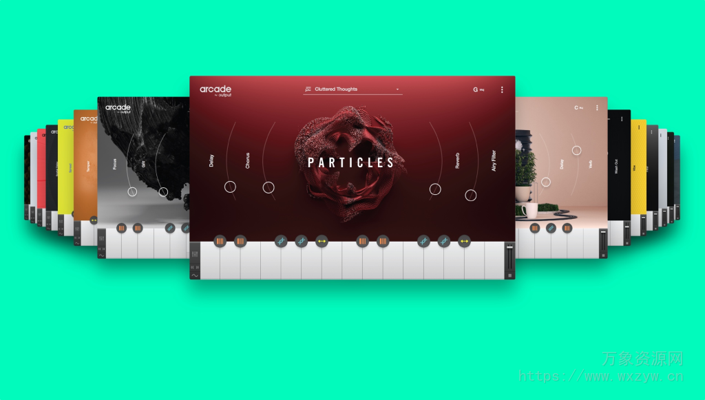 [现代多风格LOOP素材库合成器+全套扩展2025] Output Arcade v2.2.0+ Sound Library Content [WiN, MacOSX]（75GB+）