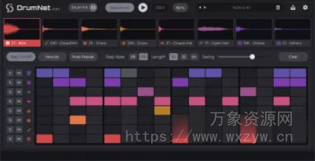 [人工智能鼓机插件]Session Loops DrumNet 1.9.7-HCiSO [MacOSX]（1.24GB）