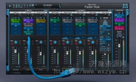 [网络混音流媒体工具] Blue Cat Audio Fader Hub v1.21-TCD [WiN]（56MB）