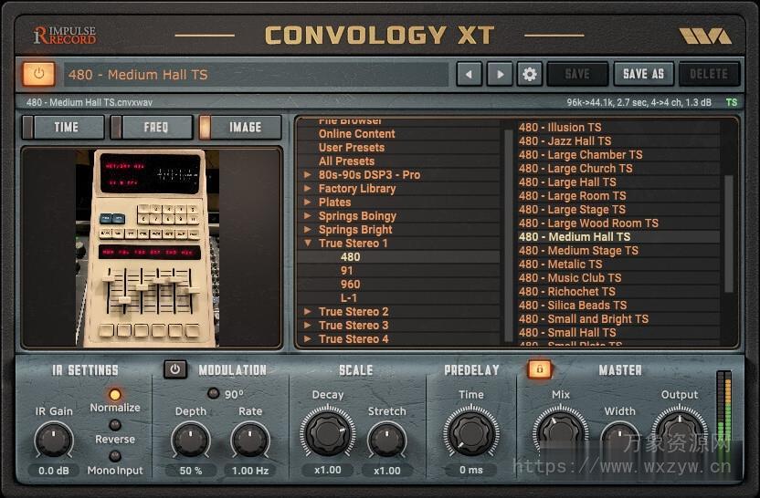 [世界级卷积混响+完整库] Wave Arts Impulse Record Convology XT Binaries Update Only v1.34 [WiN, MacOSX]（6.75GB+）