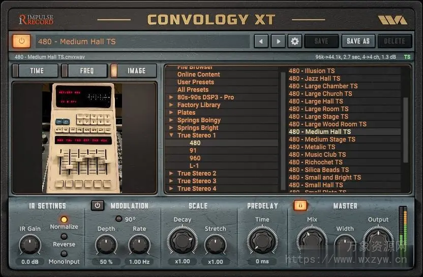 [世界级卷积混响+完整库] Wave Arts Impulse Record Convology XT Binaries Update Only v1.34 [WiN, MacOSX]（6.75GB+）
