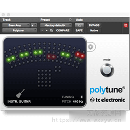 [调音器工具]TC Electronic Polytune v1.1.0 [WiN]（2MB）