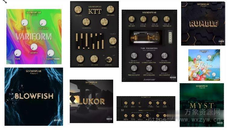 [Soundspear 系列插件合集] Soundspear Plugins Bundle 2025.8 [WiN, MacOSX]（144MB）