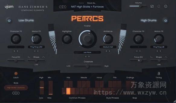 [电影打击乐插件]UJAM Symphonic Elements PERRCS v1.2.0 [WiN, MacOSX]（666 MB+1.1GB)