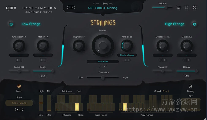 [现代弦乐合奏插件]uJAM Symphonic Elements STRIIIINGS v1.2.2  [WiN, MacOSX]（4.18GB+）