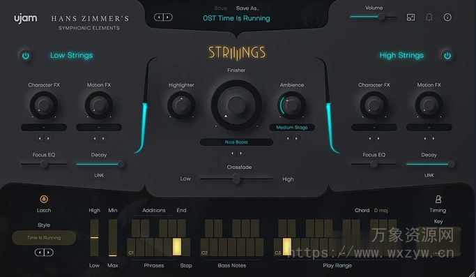 [现代弦乐合奏插件]uJAM Symphonic Elements STRIIIINGS v1.2.2  [WiN, MacOSX]（4.18GB+）