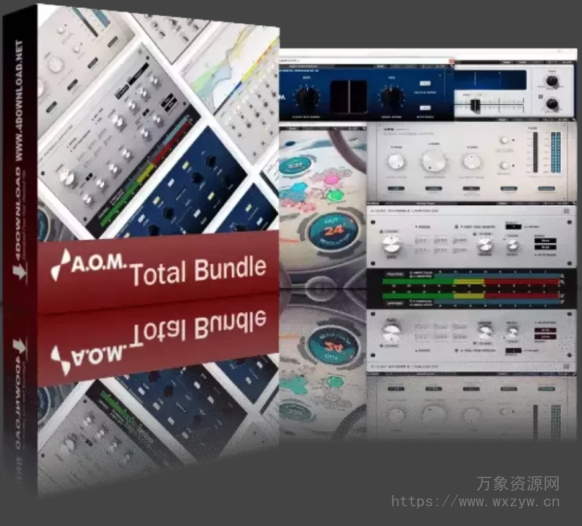 [超级综合效果器插件合集] A.O.M Factory Total Bundle v1.18.6 U2B-MORiA [MacOSX]（2GB)