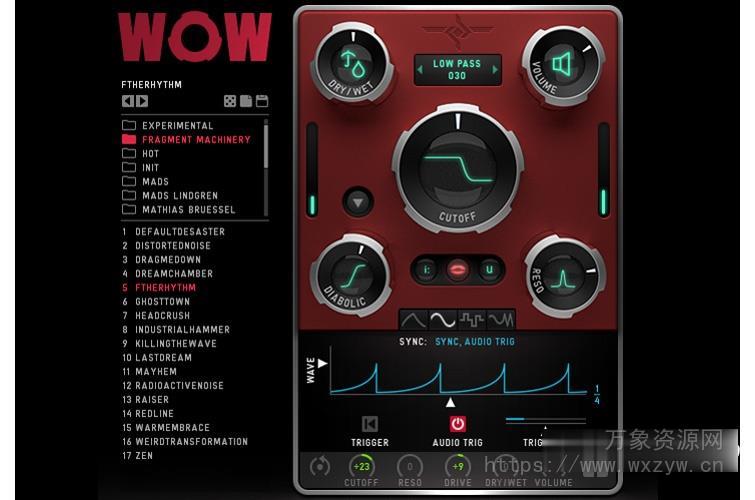 [滤波器]Sugar Bytes WOW2 v2.2.9 [WiN]（18.7MB）