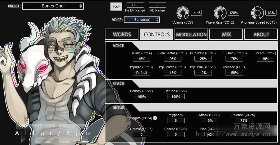 [实时歌唱合成器+语音库] Plogue Alter Ego (Real-Time Singing Synthesizer) v1.981 VST VST3 AU AAX STANDALONE [WiN, MacOSX]（55MB+1.2GB）
