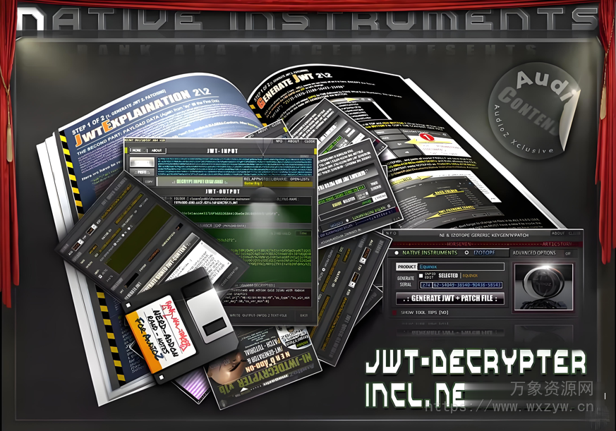 [NI自定义编码工具] Native Instruments JWT-Decrypter v1.0b x64 incl.Nerd-Addon-TRACER [WiN]（112MB）