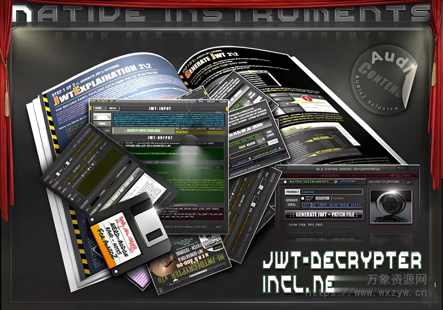 [NI自定义编码工具] Native Instruments JWT-Decrypter v1.0b x64 incl.Nerd-Addon-TRACER [WiN]（112MB）