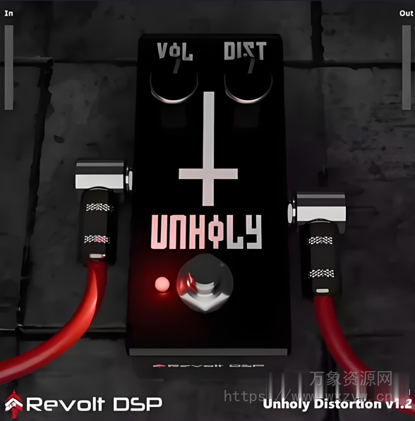 [失真踏板]Revolt DSP Unholy (Hybrid Distortion) v1.2 VST3 AU [WiN, MacOSX]（14MB)