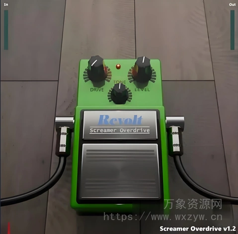 [过载踏板] Revolt DSP The Screamer (Overdrive Pedal) v1.2 VST3 AU [WiN, MacOSX]（19MB)