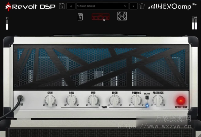 [吉他放大器] Revolt DSP EVOampLite (Guitar Amp Simulator) v1.2 VST3 AU STANDALONE [WiN, MacOSX]（60MB)