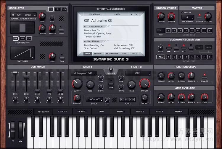 [沙丘合成器]Synapse Audio DUNE 3 v3.6.4+全套扩展+使用教程 [WiN]（1.3GB+）