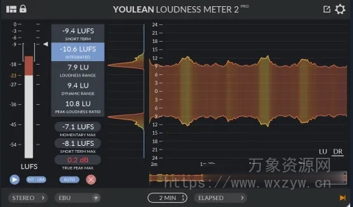 [市场上最好的响度计]Youlean Loudness Meter Ultra v2.5.12-V.R [WiN]（16MB）