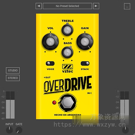 [过载单块效果插件] VZTec Overdrive v0.1.0 VST3 AU AAX LV2 [WiN, MacOSX，LiNUX]（57MB）