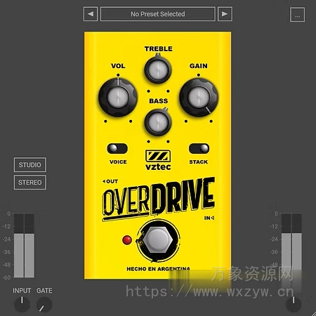 [过载单块效果插件] VZTec Overdrive v0.1.0 VST3 AU AAX LV2 [WiN, MacOSX，LiNUX]（57MB）