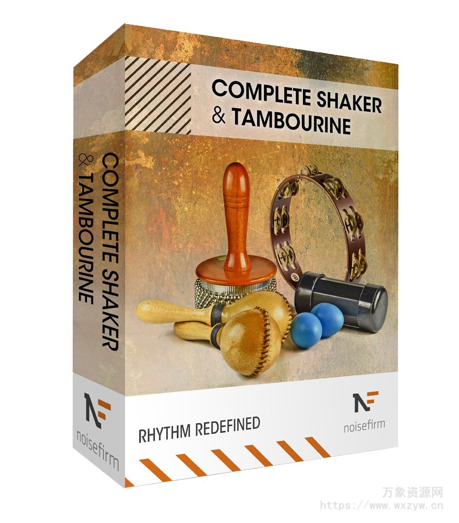 [手鼓沙锤综合小打素材]Noisefirm Complete Shaker and Tambourine [多格式]（3.15GB）