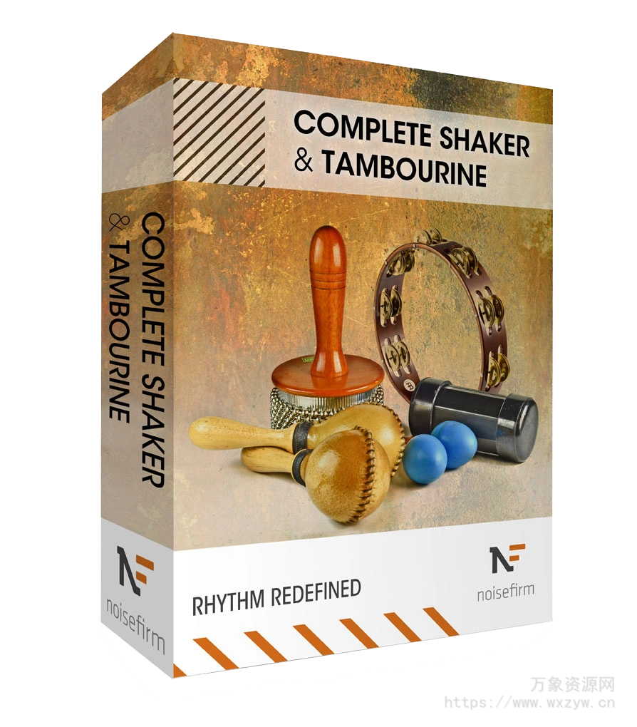 [手鼓沙锤综合小打素材]Noisefirm Complete Shaker and Tambourine [多格式]（3.15GB）
