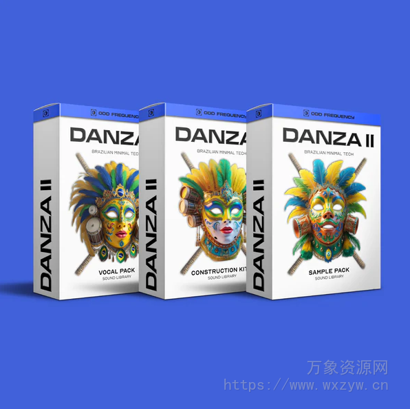 [8套巴西极简科技套件]Odd Frequency DANZA II Full Bundle [WAV, MiDi]（1.4GB）