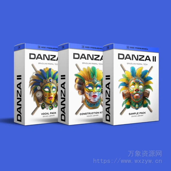 [8套巴西极简科技套件]Odd Frequency DANZA II Full Bundle [WAV, MiDi]（1.4GB）