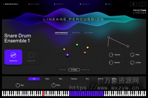 [专业完整版：管弦乐打击乐的终极之作] Projects AM Lineage Percussion Pro v1.3 [KONTAKT]（49.95GB）