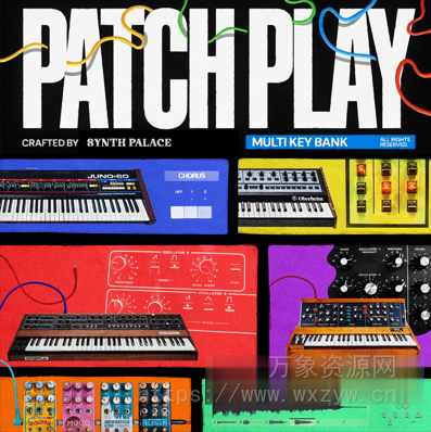 [嘻哈陷阱素材综合预设]Synth Palace Patch Play Complete Bundle [WAV, MiDi]（10.4GB）