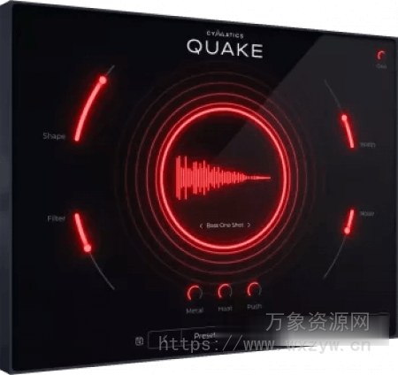 [极其强大的贝斯引擎插件]Cymatics QUAKE Bass Engine v1.0.0-GTA [WiN, MacOSX]（ 1.28GB+1.64GB)