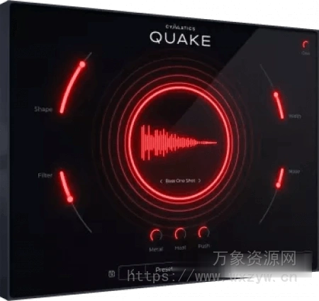 [极其强大的贝斯引擎插件]Cymatics QUAKE Bass Engine v1.0.0-GTA [WiN, MacOSX]（ 1.28GB+1.64GB)