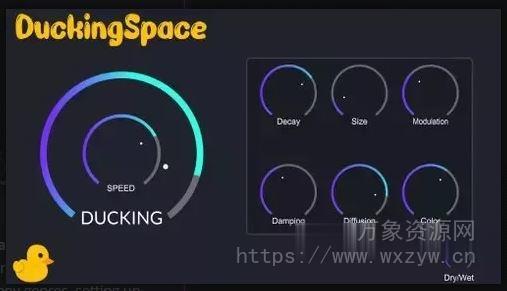 [高品质侧链混响]Sonic Skunk DuckingSpace (Sidechain Reverb) v1.0 x64 VST3 [WiN]（30MB)