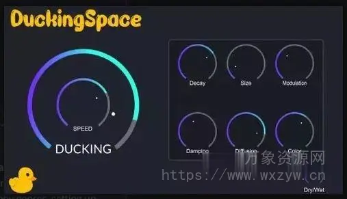 [高品质侧链混响]Sonic Skunk DuckingSpace (Sidechain Reverb) v1.0 x64 VST3 [WiN]（30MB)