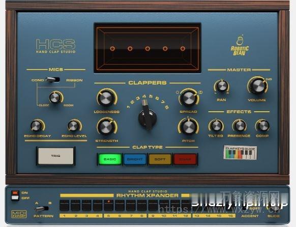 [制作拍手声和响指声的终极工具]Robotic Bean Hand Clap Studio v1.4.0 Incl Keygen-R2R [WiN, MacOSX]（210MB+231.4MB）