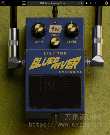 [经典动态过载效果器]Kuassa Efektor Blues River v1.0.0 Incl Patched and Keygen-R2R [WiN]（13.7MB）