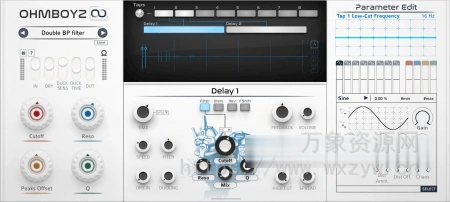 [经典延迟效果器]OhmForce Ohmboyz Infinity v1.1.3 U2B [MacOSX]（45MB）