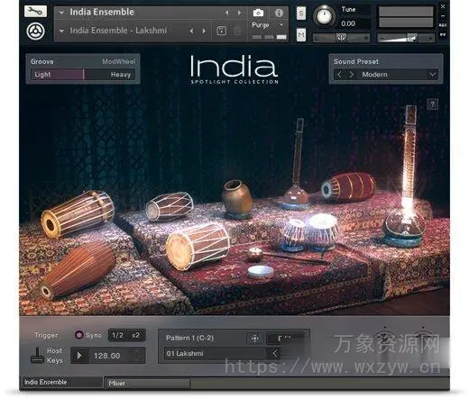 [印度民乐音色库]Native Instruments Spotlight Collection: India v1.1.1 [KONTAKT]（2.74GB）